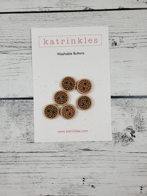 Knit Buttons | 3/4" - Card of 6 Buttons