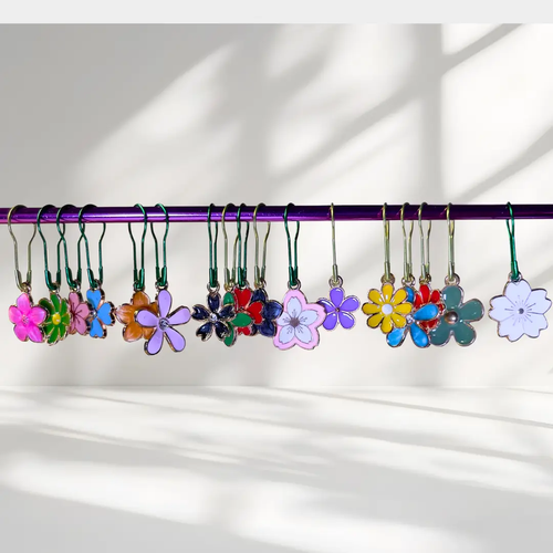 Flower Garden Stitch Marker Set