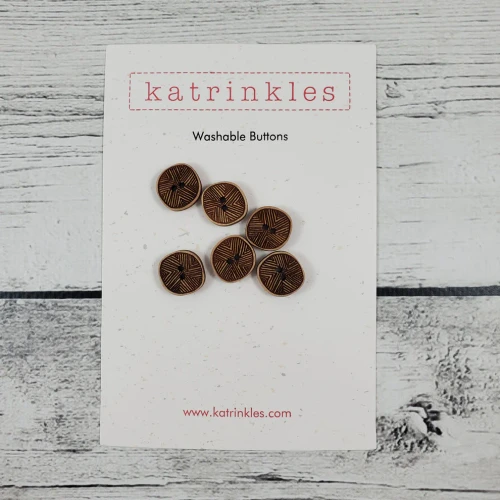 Line Buttons | 5/8" - Card of 6 Buttons