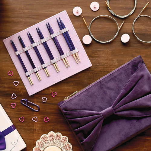 J'Adore Cubics Circular Interchangeable Knitting Needles Set