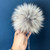7" Detachable Faux Fur Pom Pom