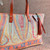 Majorca Buddy Bag Carryall Leather Handle & Crossbody Strap Bag