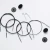 Swivel Cables - Black Nylon-Coated Stainless Steel Silver Connectors - 40