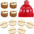No Sew Pom Pom Button - Set of 6