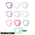 Sweethearts Stitch Markers - Set of 10