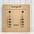 Make your own embroidered wooden earrings kit