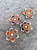 Make your own embroidered wooden earrings kit