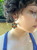 Make your own embroidered wooden earrings kit