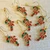 Candy Can Lane Stitch Markers, Christmas Notions, Set of 8