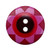 Kaffe Fassett Printed Button - 15mm - Dill Button 261494