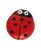 Ladybug 11mm - Dill Button 230448