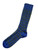 Alpaca Socks Houndstooth Blue Medium