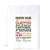 Camping Rules Flour Sack Towel