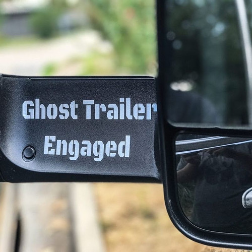 Ghost Trailer Engaged - Flipped Up Ram Tow Mirrors (PAIR)