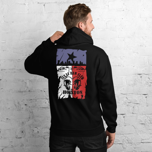 TRC HTX Flag Unisex Hoodie (Back Only)