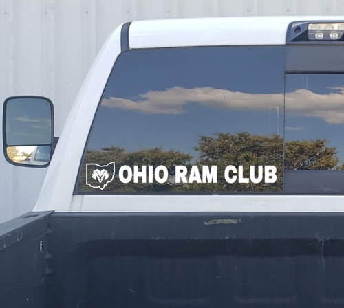 Ohio Ram Club (OHRC) Large Horizontal Decal