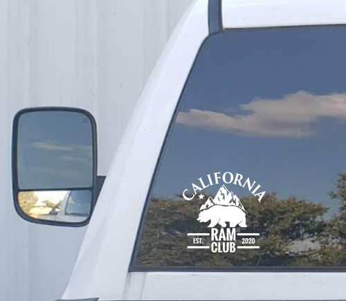 California Ram Club - Mountain Bear Decal