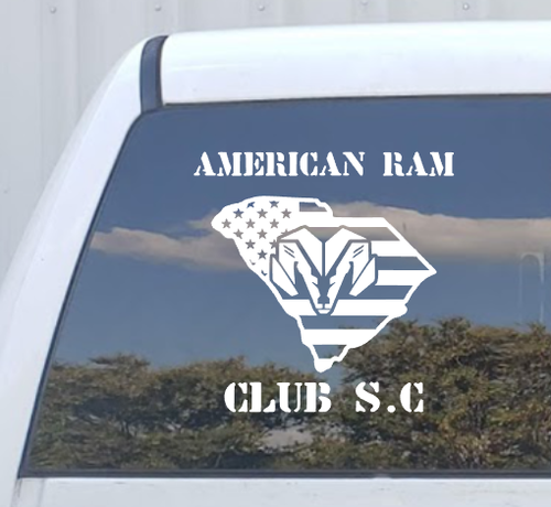 South Carolina Ram Club (ARCSC) State Outline Large