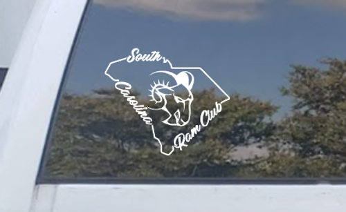 South Carolina Ram Club (ARCSC) State Outline Hell Ram