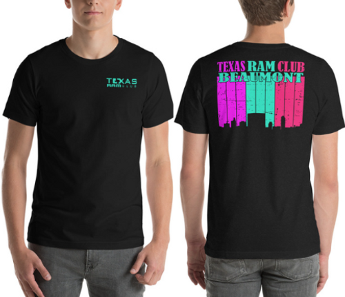 TRC Beaumont Skyline-Mint Unisex T-Shirt (Front & Back)