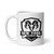 NY Ram Club White glossy mug