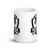 NY Ram Club White glossy mug