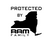 NY Protected By Ram Family Decal