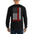 Red Support Line Men’s Long Sleeve Shirt (Front & Back)