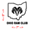 Ohio Ram Club (OHRC) Medium Decal