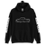 Michigan Ram Club Truck Front, Mitten Back, Text Sleeves - Unisex Hoodie