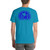 Cen Cal Hawk Blue Logo Unisex T-Shirt (Front & Back) 