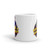 White glossy mug