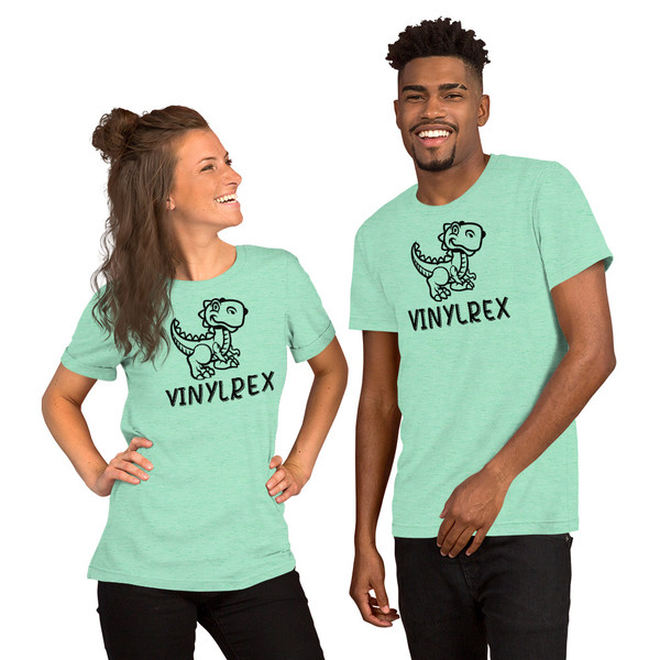 VinylRex Black Logo Unisex T-Shirt