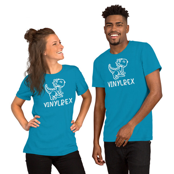 VinylRex White Logo Unisex T-Shirt
