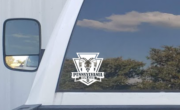  Pennsylvania Skull Decal SMALL 