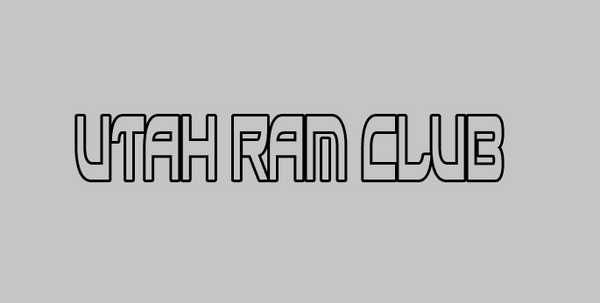  Utah Ram Club Windshield Pillar BORDER ONLY