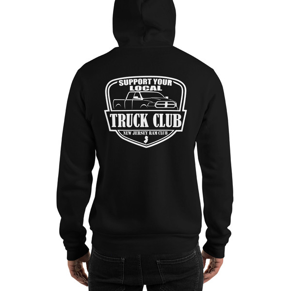 Support Your Local Truck Club Unisex Hoodie (Front & Back)