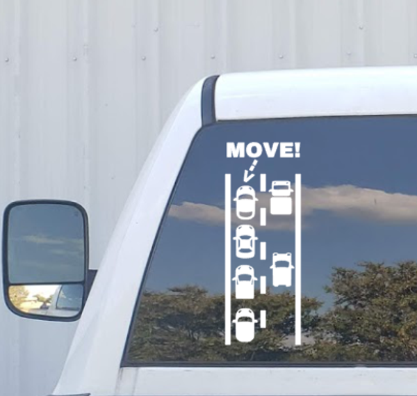 MOVE Traffic Decal