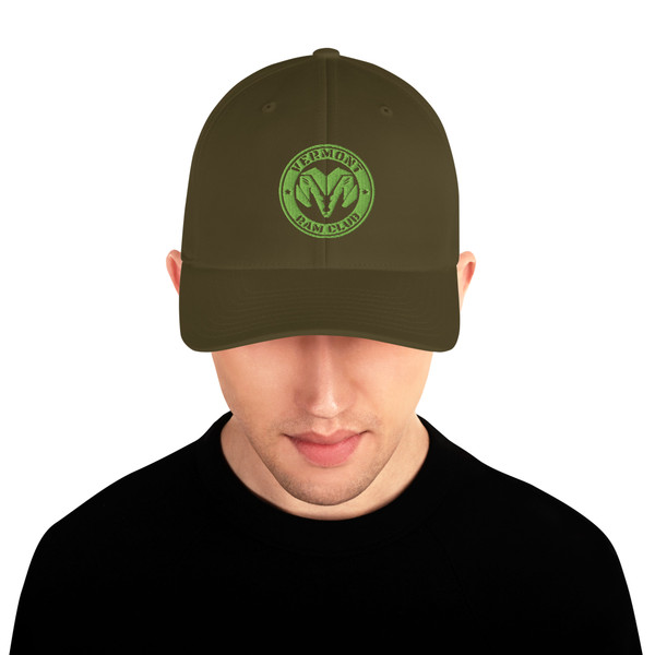 ARCVT Circle Logo - Green on Green - Flexifit Hat