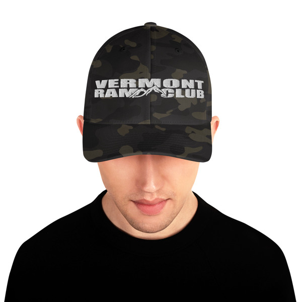 ARCVT Mountain Logo - White Thread - Flexifit Hat