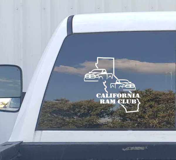 California Ram Club - Dual Truck Decal
