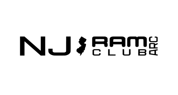 New Jersey Ram Club (NJRC)Pillar Style Decal