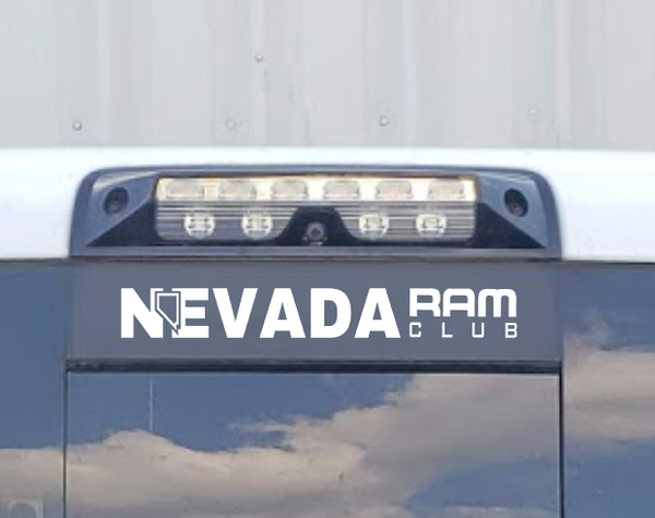 Nevada Ram Club (NVRC) Medium Rear Decal