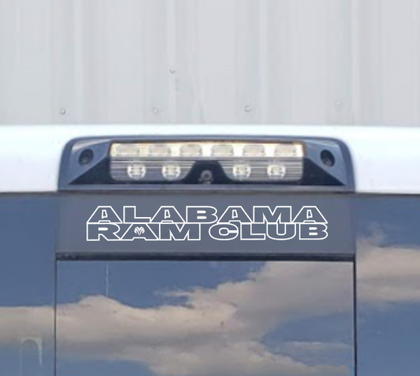 Alabama Ram Club (ALRC) **BORDER ONLY** Medium Style