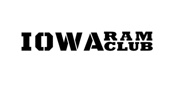 Iowa Ram Club (ARCIA) Pillar Style Decal 3
