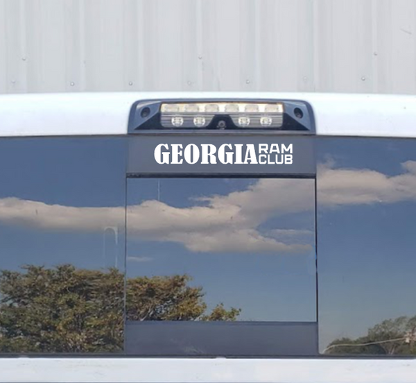 Georgia Ram Club (ARCGA) 3rd Brake Light