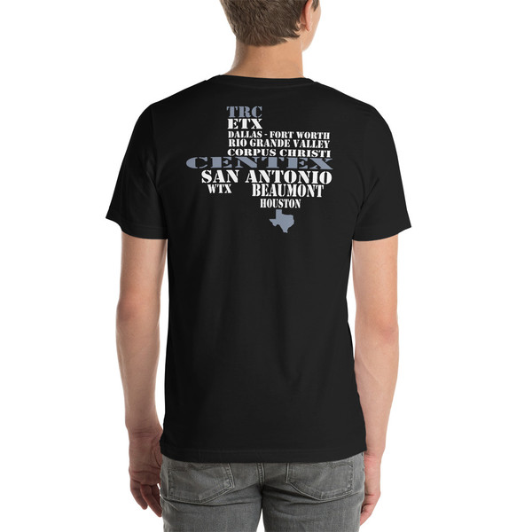 TRC CTX Texas State Unisex T-Shirt (Front & Back)