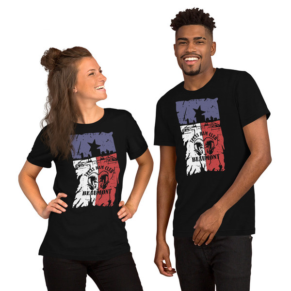 TRC Beaumont Flag Unisex T-Shirt (Front Only) TRC Beaumont Flag Unisex T-Shirt (Front Only)