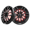 DS18 HYDRO 6.5" 2-Way Marine Speakers w\/RBG LED Lights 300W - Matte Black [NXL-6BK]