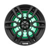 DS18 HYDRO 6.5" 2-Way Marine Speakers w\/RBG LED Lights 300W - Matte Black [NXL-6BK]